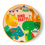 Големи чинийки Динозаври Dino Friends, 8 броя
