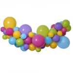 Цветен комплект балони за арка, органичен гирлянд, 200 см
