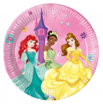 Принцеси картонени чинийки Princess Live Your Story, 20 см, 8 броя