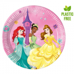 Принцеси картонени чинийки Princess Live Your Story, 20 см, 8 броя