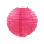 Розова декоративна топка, хартиен фенер, 20 см