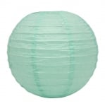 Декоративна топка, хартиен фенер, блед аквамарин, 30 см