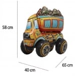 Балон Строителни Машини - Самосвал 4D, 65 см