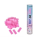 Розови конфети разкриване пола на бебето, момче, цилиндър 28 см