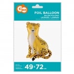 Фолиев балон леопард, 49 х 72 см