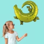Фолиев балон крокодил, 80 х 71 см