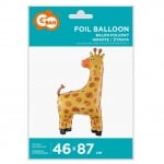 Фолиев балон жираф, 46 х 87 см