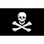 Малко пиратско знаме вар.1, 45 х 30 см