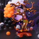 Хелоуин, стоящ балон дърво, 106 х 159 см