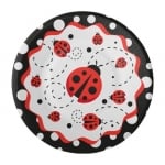 Fancy Ladybug, големи чинийки Калинка, 8 броя
