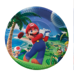 Парти чинийки Супер Марио, Super Mario 18 см. 10 броя