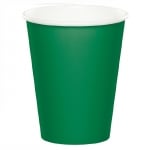 Зелени чаши, картон, Emerald green, 8 броя
