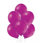 Виолетов балон пастел 30 см Grape violet Belbal, 1 брой