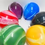 Мраморни балони, цвят по избор, 1 брой