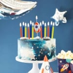 Космическо парти, свещи за торта космос, 13 броя