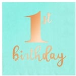 Салфетки за първи рожден ден момче 1st Birthday, 10 броя