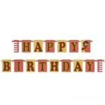 Банер за рожден ден Хари Потър Harry Potter Happy Birthaday холограмен