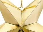 Декоративна хартиена звезда злато металик, 70 см