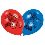 Балони Супер Марио Super Mario 22.8 см, 6 броя
