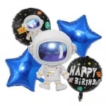 Комплект балони с Космонавт, 5 броя