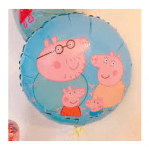 Пепа балон семейство Peppa Pig, кръг 43 см