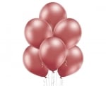 Балони хром розово злато 30 см Belbal, пакет 50 броя