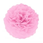Декоративен хартиен помпон, розов, 15 см