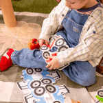 Салфетки форма трактор, парти село, ферма, 12 броя