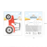 Салфетки форма трактор, парти село, ферма, 12 броя