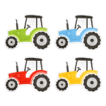 Салфетки форма трактор, парти село, ферма, 12 броя