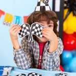 Салфетки Флаг Финиш Рали Състезателни коли Racing, 12 броя