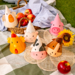 Парти шапки домашни животни, село, ферма, 6 броя