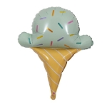 Фолиев балон сладолед със захарни пръчици Candy party, 63 х 82 см