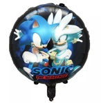Балон Соник Таралежа Sonic the Hedgehog, двустранен, кръг 45 см