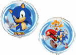 Фолиев балон Соник Таралежа Sonic the Hedgehog, кръг 43 см