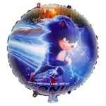 Балон Соник Таралежа Sonic the Hedgehog Think fast, кръг 45 см