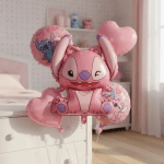 Комплект балони Ейнджъл и Стич Stitch,  5 броя