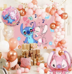 Комплект за украса Ейнджъл и Стич Stitch,  балони и плакат