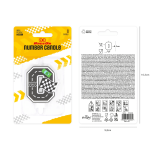 Свещ за торта Рали цифра 0 Състезателни коли Racing