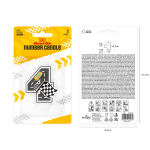 Свещ за торта Рали цифра 4 Състезателни коли Racing