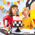 Свещ за торта Рали цифра 7 Състезателни коли Racing