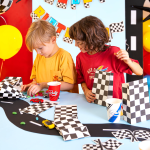 Торбички за лакомства Рали Състезателни коли Racing, 6 броя