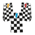 Торбички за лакомства Рали Състезателни коли Racing, 6 броя