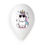Балони Еднорог Happy Unicorn 33 см,  микс 5 броя