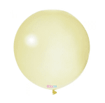 Кръгъл балон макарон жълт, ванилия, 45 см Balonevi,  1 брой