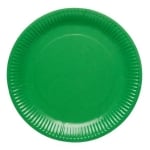 Големи зелени чинийки, Emerald green, 23 см, 8 броя