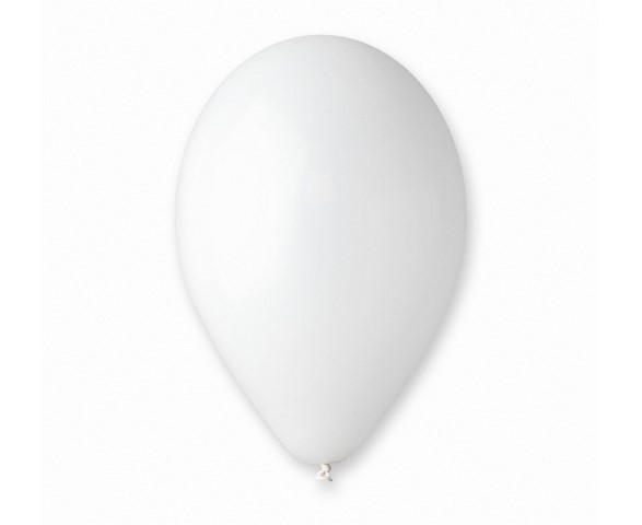 Латексов балон бял 30 см G110/01