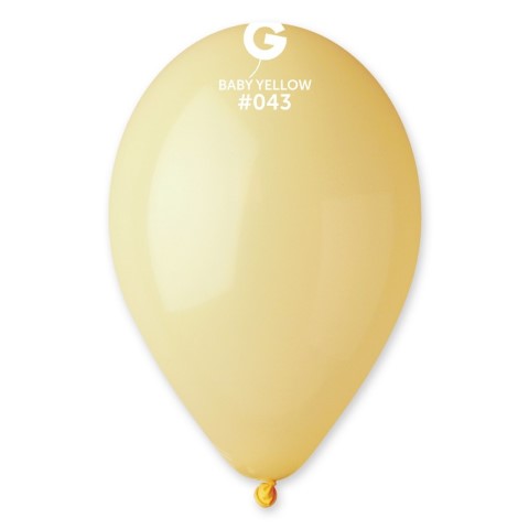 Латексов балон бебешко пастелно жълто/светла горчица 30 см G110/43