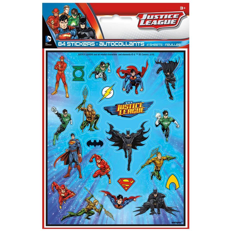 Мини стикери Отмъстителите Justice League, 84 броя