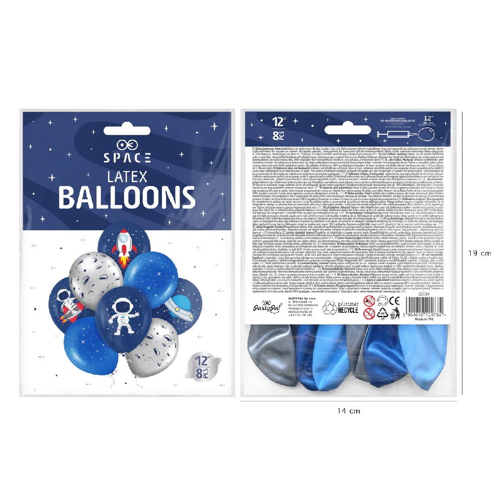 Балони космос космическо парти, 30 см, 8 броя 1